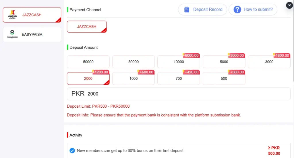 pk avia game deposit & withdraw