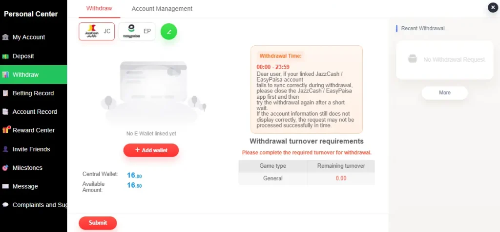 pk avia game deposit & Withdraw
